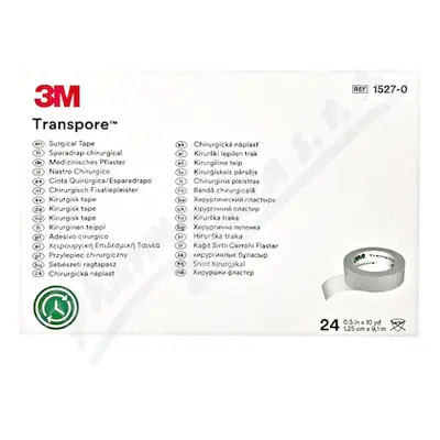 3M Transpore transp.náplast 1.25cmx9.15m 24ks