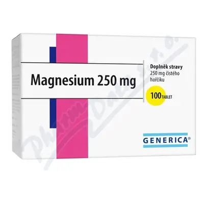 Magnesium 250 Generica tbl. 100