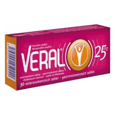 Veral 25mg tbl.ent.30