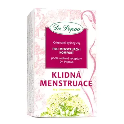 Dr.Popov Čaj Klidná menstruace 20x1.5g