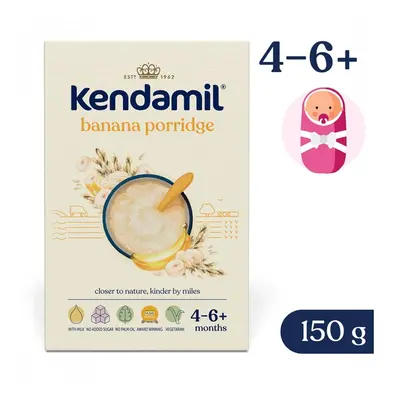 Kendamil mléčná kaše s banánem 150g 4-6M+