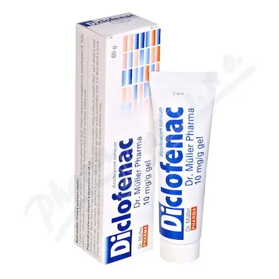 Diclofenac Dr.Müller Pharma 10mg/g gel 60g