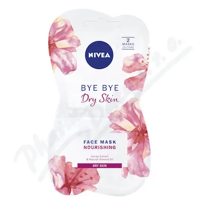 NIVEA Bye Bye Dry Skin výživná maska 2x7.5ml