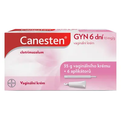 Canesten Gyn 6 dní crm.vag.1x35gm+apl.