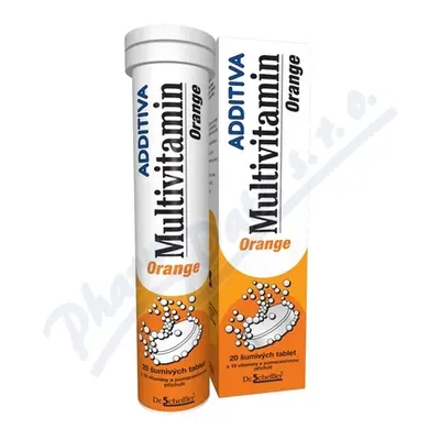 Additiva multivitamin pomeranč šum.tbl.20