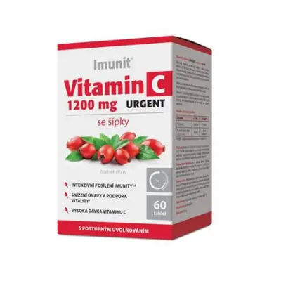 Vitamin C 1200 mg URGENT se šípky Imunit 60 tbl.