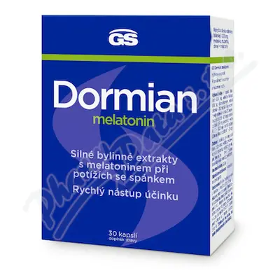 GS Dormian melatonin cps.30