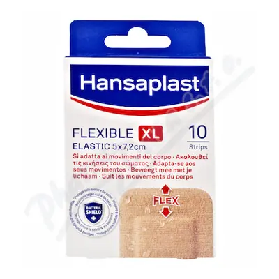 Hansaplast Flexible XL elast.náplast 5x7.2cm 10ks