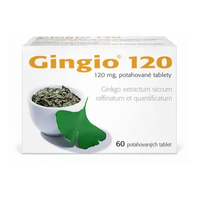 Gingio 120mg 60 potahovaných tablet