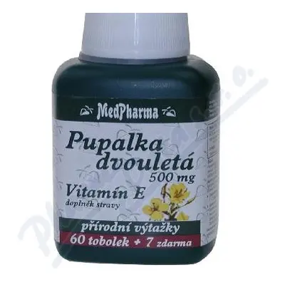 MedPharma Pupalka dvouletá 500mg+vit.E tob.67