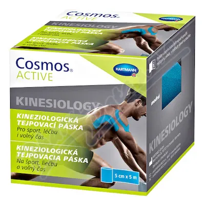 Cosmos Active - Kinezio tejp. páska modrá 5cmx5m