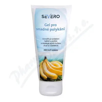 SEVERO gel pro snadné polykání banán 150ml