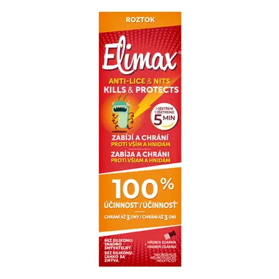 Elimax Roztok proti vším a hnidám 100ml+hřeben