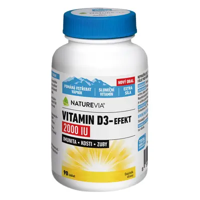 NatureVia Vitamin D3-Efekt 2000IU tbl.90