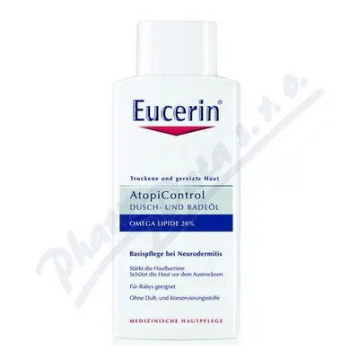 EUCERIN AtopiControl sprch.olej suchá zarud.400ml