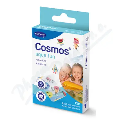 Cosmos náplast Do vody Aqua fun 2 vel. 12ks