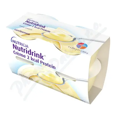 Nutridrink Creme 2 kcal Protein s př.vanilk.4x200g