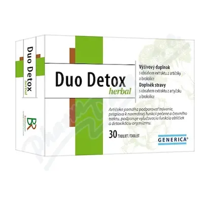 Duo Detox herbal tbl.30 Generica