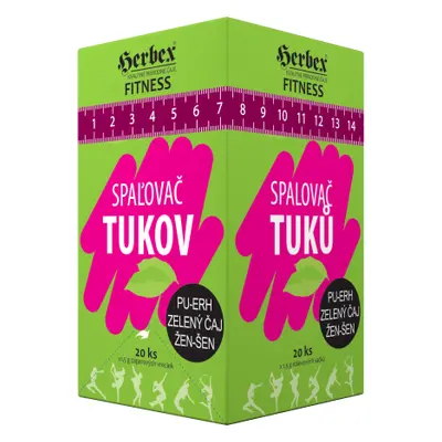 HERBEX Spalovač tuků čaj 20x1.5g