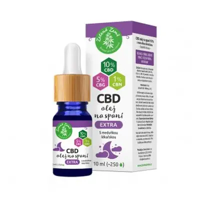 Zelená Země CBD olej na spaní EXTRA 10ml