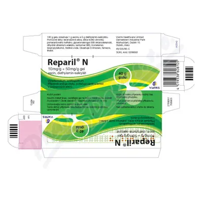 Reparil N 10mg/g+50mg/g gel 40g I