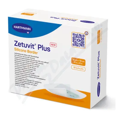 Zetuvit Plus Silicone B.10x10cm silikon.krytí 10ks