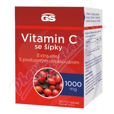 GS Vitamin C1000 se šípky tbl.50+10