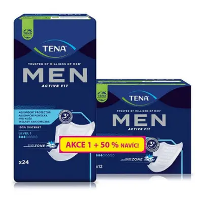 TENA Men Level 1 ink.vložky +50% navíc 36ks 750709