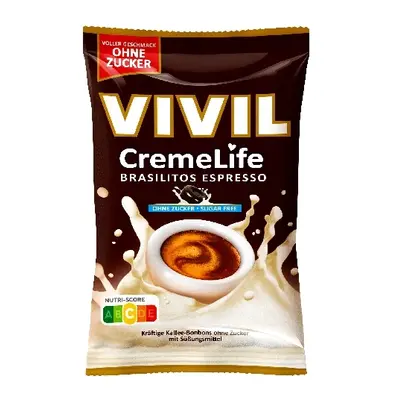 Vivil CremeLife brasilitos espresso bez cukru 90g