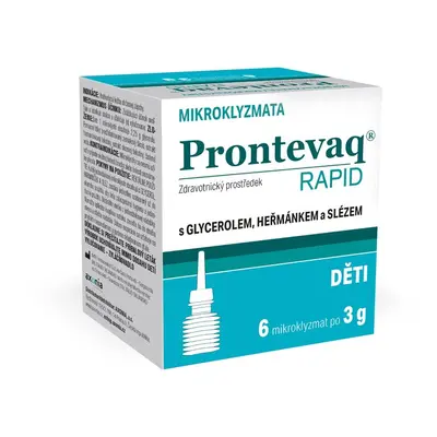 Prontevaq RAPID mikroklyzma děti 6x3g