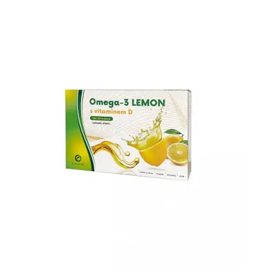 Omega-3 LEMON rybí olej s vit.D tob.180 Galmed