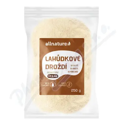 Allnature Lahůdkové droždí neaktivní 250g