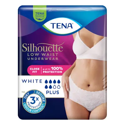 TENA Silhouette Plus White M inkontinenční kalhotky 12ks