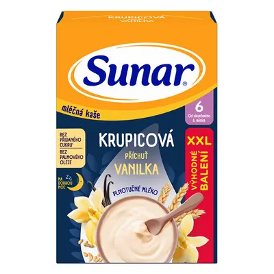 Sunar Ml.krupic.kaše Vanilka na dobrou noc 340g