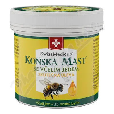 SwissMedicus Koňská mast se včelím jedem 150ml