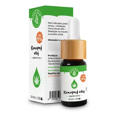 Zelená Země CBD Konopný olej 10% 10ml