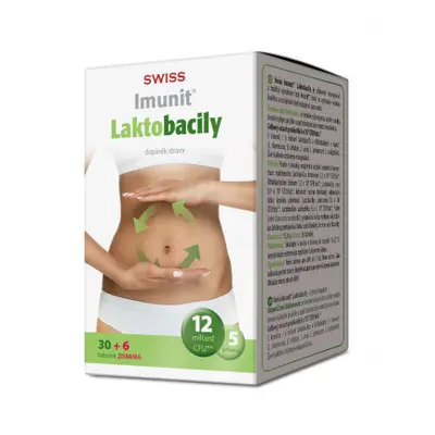 Laktobacily Swiss Imunit tob.30+6 ZDARMA