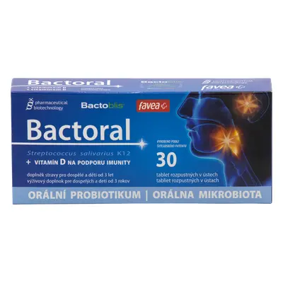 Favea Bactoral+Vitamín D tbl.30