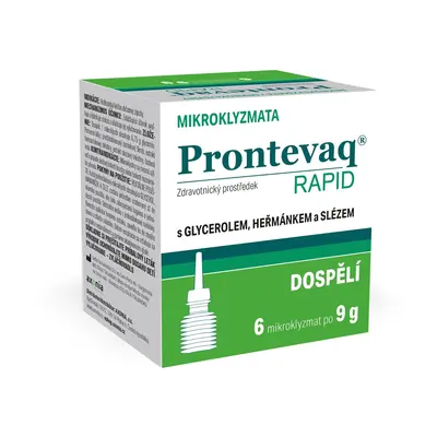 Prontevaq RAPID mikroklyzma dospělí 6x9g