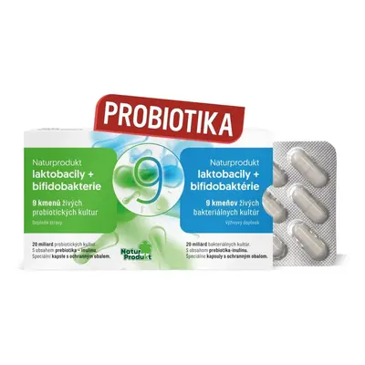 Naturprodukt laktobacily+bifidobakterie cps.15