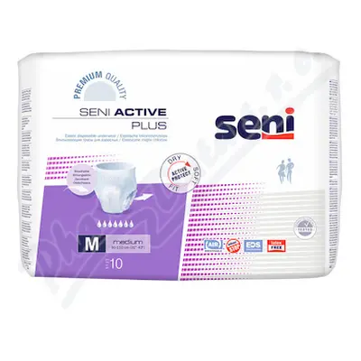 Seni Active Plus Medium ink.plen.kalhotky 10ks