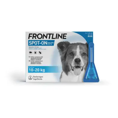 Frontline Spot On Dog 10-20kg pipeta 3x1.34ml