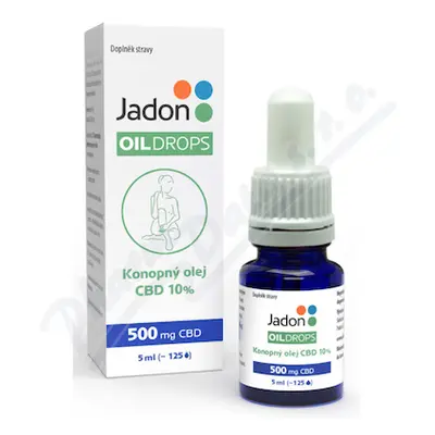 Jadon OIL DROPS konopný olej CBD 10% 5ml