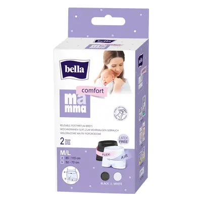 Bella Mamma poporodní kalhotky comfort M/L 2ks