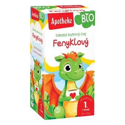 Apotheke Dětský čaj BIO fenyklový 20x1.5g