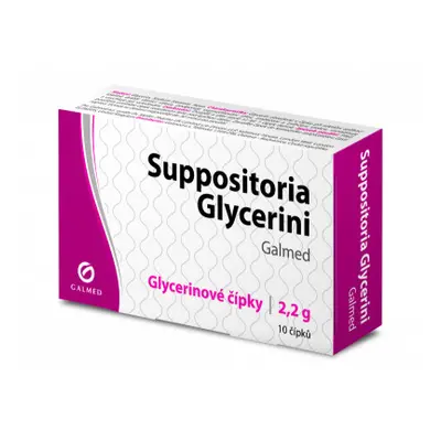 Suppositoria Glycerini 2.2g 10 čípků Galmed