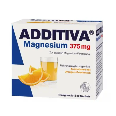 Additiva Magnesium 375mg nápoj pomeranč 20x4.6g