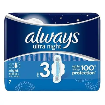 Always Ultra Night vložky 7ks