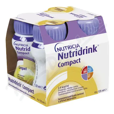 Nutridrink Compact s přích.banán por.sol.4x125ml