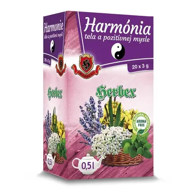 HERBEX Harmonie těla a pozitivní mysli n.s.20x3g